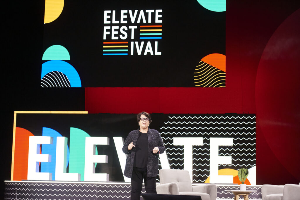 Speaker at the Elevate festival