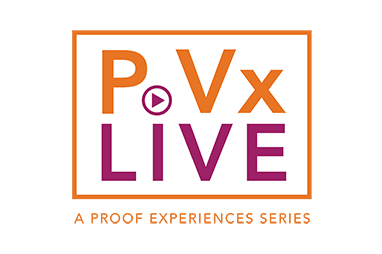 PVx Live - A Proof Experiences Series Logo